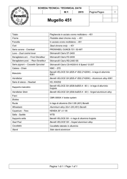 Scheda Tecnica