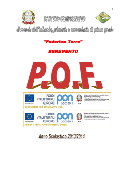 Pof - Istituto Comprensivo Federico Torre