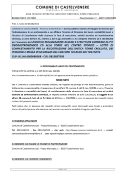 COMUNE DI CASTELVENERE