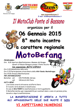 motobefana 2015 sfondo b-n - Moto Club Ponte di Bassano