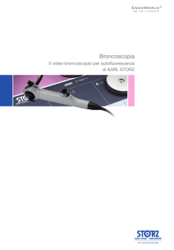 Broncoscopia - Il videobroncoscopio per