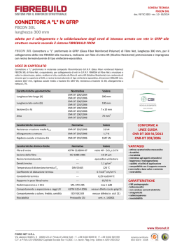 CONNETTORE A "L" IN GFRP