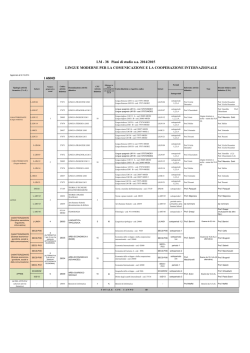 LM - Universit&agrave; degli studi di Bergamo