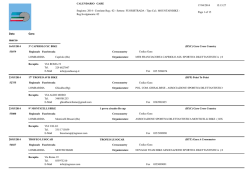 CALENDARIO GARE Stagione: 2014 - Comitato Regionale Lombardia