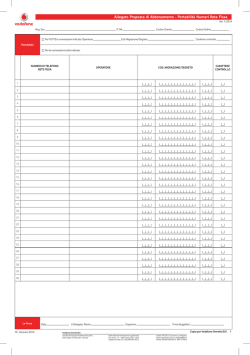 Allegato Proposta di Abbonamento