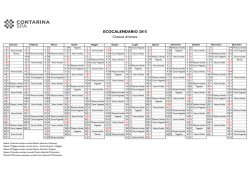 ECOCALENDARIO 2015