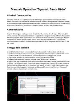 Manuale Operativo &ldquo;Dynamic Bands Hi-Lo&rdquo;