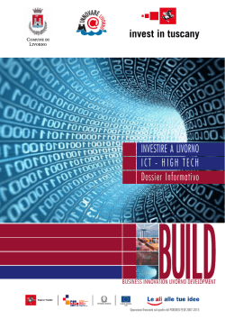ict - high tech Dossier informativo investire a Livorno