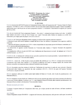 Bando Erasmus+ 2014/15 - LLPManager