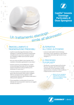 CopiOs&reg; Innesto Eterologo Particolato di Osso