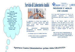 pacchetti check up promozionali