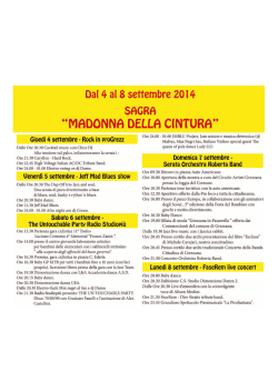 calendario vco 2015 - Equipe Oleggio 2000