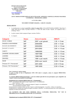 Elenco Candidati Selezionati