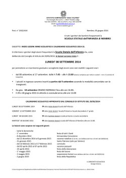 odg 209 del 18.03.2015 - Variazione calendario Consigli di Classe