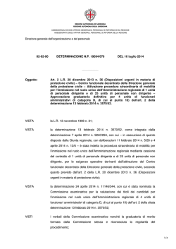 Sezione Prima - Mercato del mercoled&igrave; Prezzi rilevati in Borsa Merci