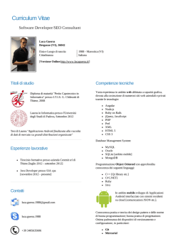 PDF[300kB] [ITA] - Curriculum Vitae