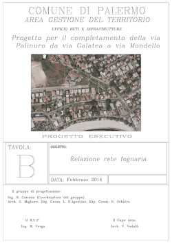 tav b relazione rete fognaria_febbraio 2014