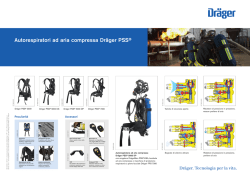 Autorespiratori ad aria compressa Dr&auml;ger PSS&reg; (PDF)