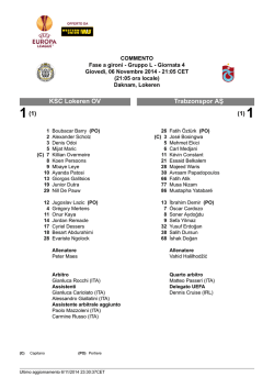 Trabzonspor AŞ KSC Lokeren OV