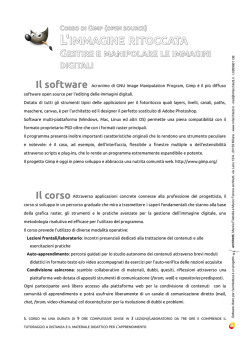 Scarica il programma del corso in pdf