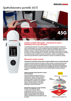 Spettrofotometro portatile 45/0