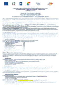 Scarica il bando - Consorzio Proform