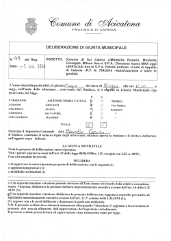 G.M. n. 49 - Comune di Aci Catena