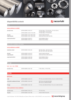 disponibilit&agrave; a stock