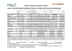 Linea 37 BELLUNO PIAZZALE OSPEDALE CIVILE-BL F.S.