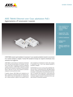 AXIS T8640 Ethernet over Coax adattatore PoE+