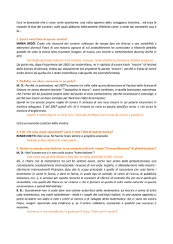 Intervista ai curatori