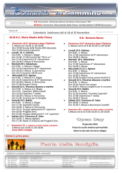 Scarica - Parrocchia Romano Banco