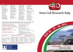 Stem Cell Research Italy