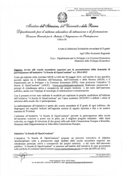 bando - A Scuola di OpenCoesione