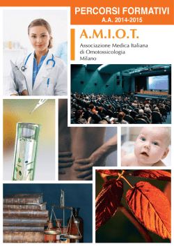 Calendario eventi 2014-2015 Ultimo aggiornamento 19