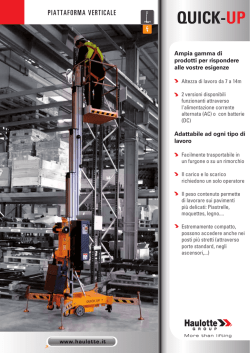 Documentazione prodotto