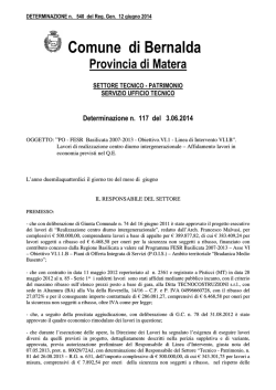 C om une di B ernalda