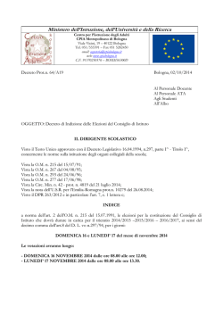 DecretoIndizioneConsiglioIstituto