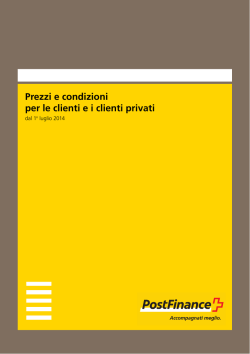 Prezzi e condizioni per i clienti privati