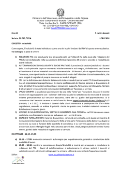 SA/tm www.scuolebattistiseriate.it Circ.32 A tutti i docenti Seriate, 20