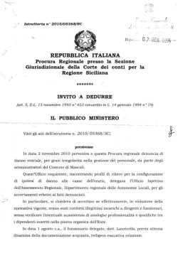 Corte dei Conti &ndash; Mascali