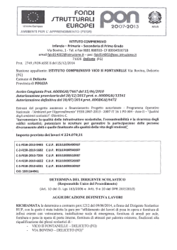 Aggiudicazione-definitiva - istituto comprensivo deliceto