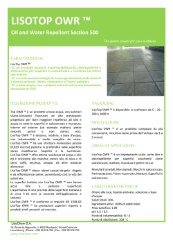 LisoTop OWR - Prodotti per la riparazione dei pavimenti in cemento