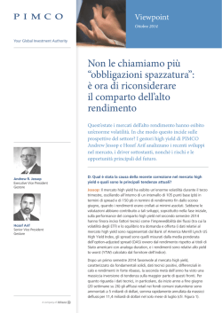 Non le chiamiamo pi&ugrave; &ldquo;obbligazioni spazzatura&rdquo;: &egrave; ora di