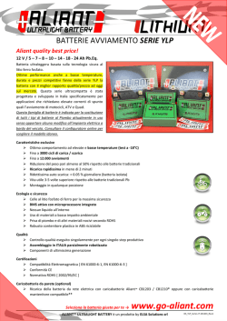 Clicca qui.... - Aliant UltraLight Battery