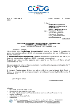 Indizione Assemblee UU gara 2014 _2_