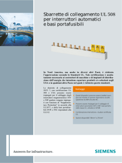 Brochure sbarrette di collegamento 5ST3 UL508