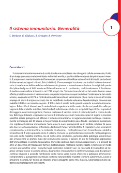 primo capitolo - MALATTIE AUTOIMMUNI SISTEMICHE