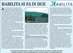 HABILITA SI FA IN DUE