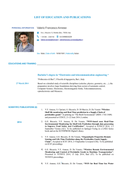 LIST OF EDUCATION AND PUBLICATIONS